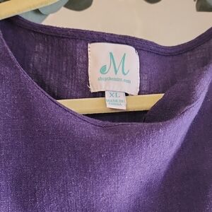 Women's Elegant Purple Blouse
